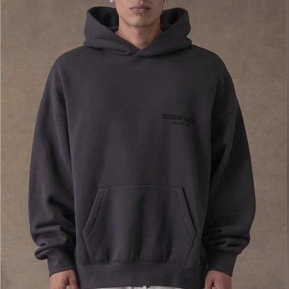 NEW Essentials Fear of God Hoodie Stretch Limo FW22 AUTHENTIC 💯 - Picture 3 of 4